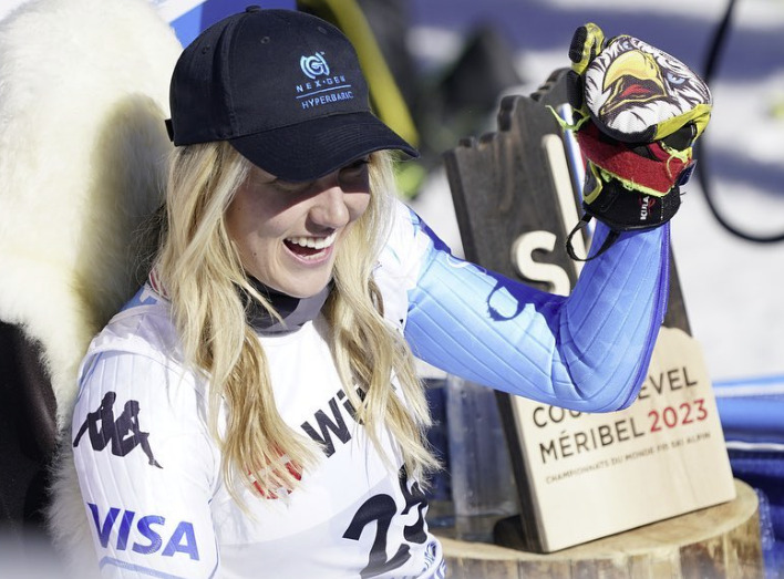 Success for Nina O’Brien at the World Alpine Skiing Championships
