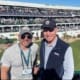 Jonathan Rotella, CEO of NexGen Hyperbaric, and Jerry Rosburg, football coach, pose for a photo.